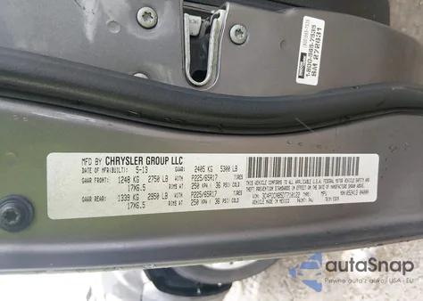 2013 Dodge Journey American Value Pkg z USA, uszkodzony, nr VIN 3C4PDCAB5DT710122